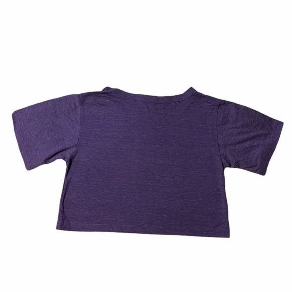 Purple Crop Top NWOT - Picture 2 of 4